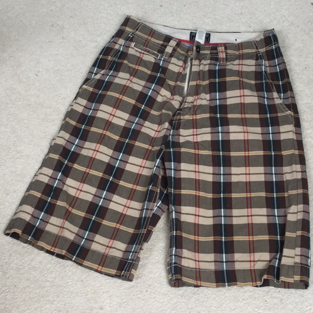 American Eagle plaid shorts